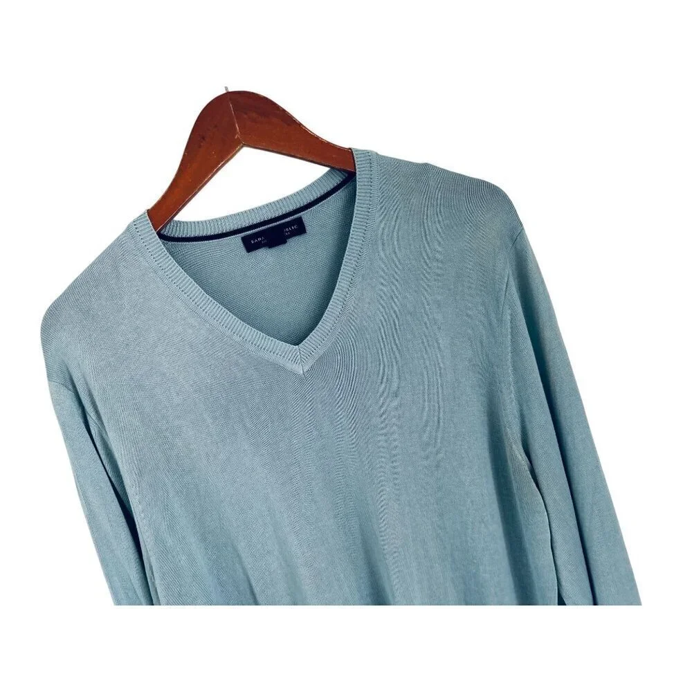Banana Republic Silk Cashmere Sweater V-Neck Pullover Size XL